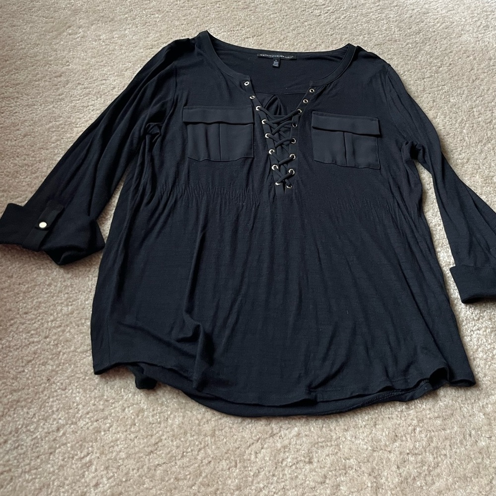 Women’s White House Black Market - Black Blouse